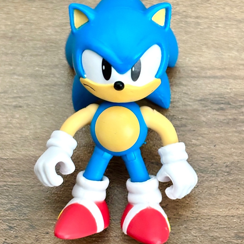 SEGA Sonic the Hedgehog SONIC Action Figure Toy Cake Topper Loose Posable Jakks